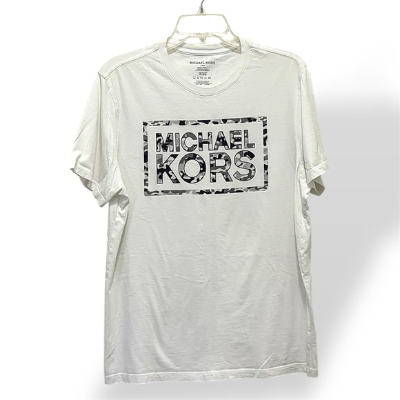 Michael Kors White T-Shirt for Men - Picture 1 of 6